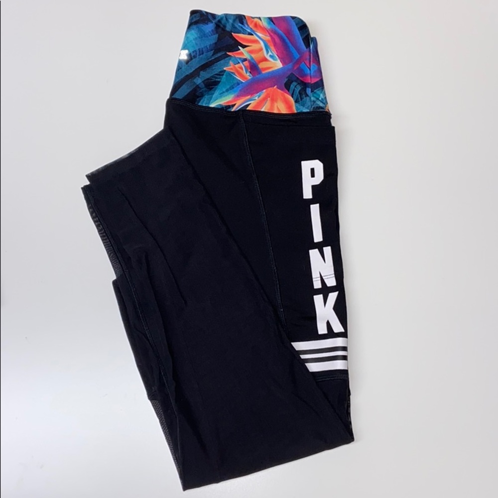 Pink VS ultimate legging with mesh